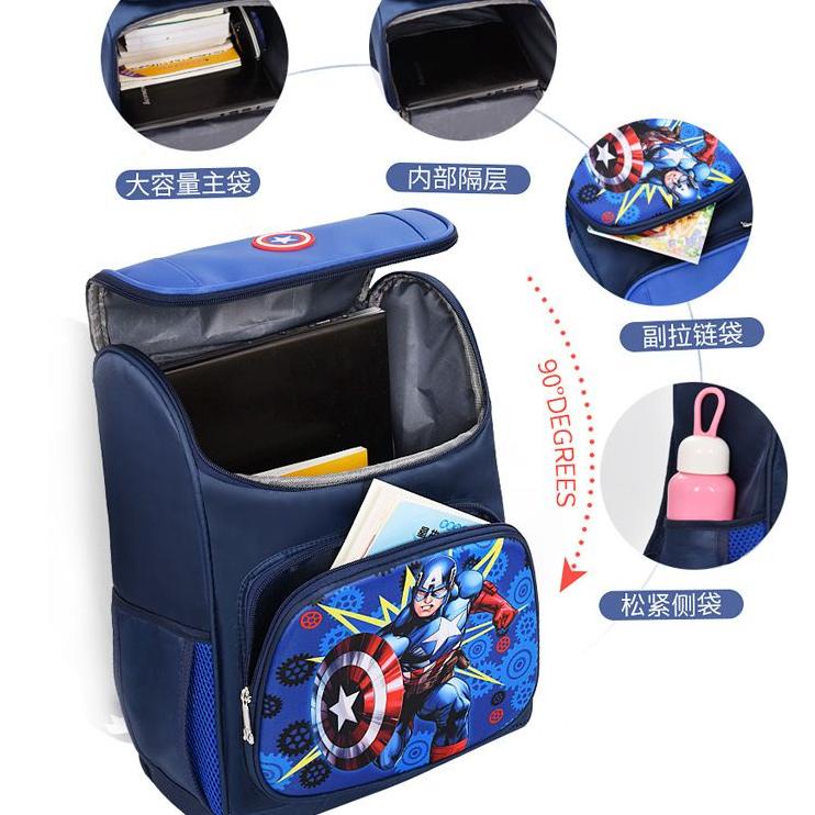 Recomended.. NEW ETALASE B/TAS ANAK ORIGINAL IMPORT/TAS SD IMPORT/TAS ANAK COWOK SPIDERMAN CAPTAIN I