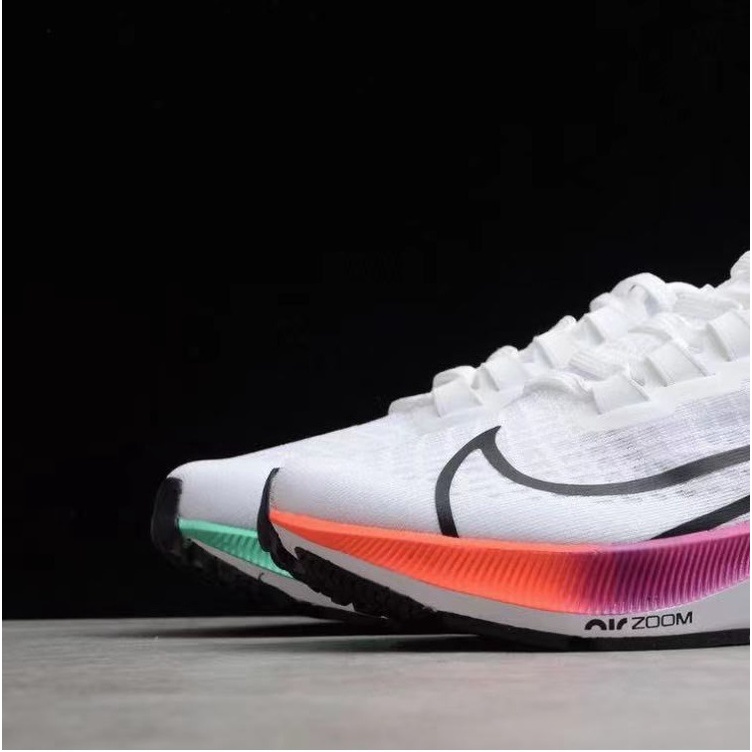Pegasus 37 Moon Lanng 38 Generasi Putih Rainbow Sepatu Lari Zoom Shock-Menyerap  Olahraga pasangan P