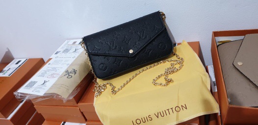 Tas LV Felicie ada box Premium Quality