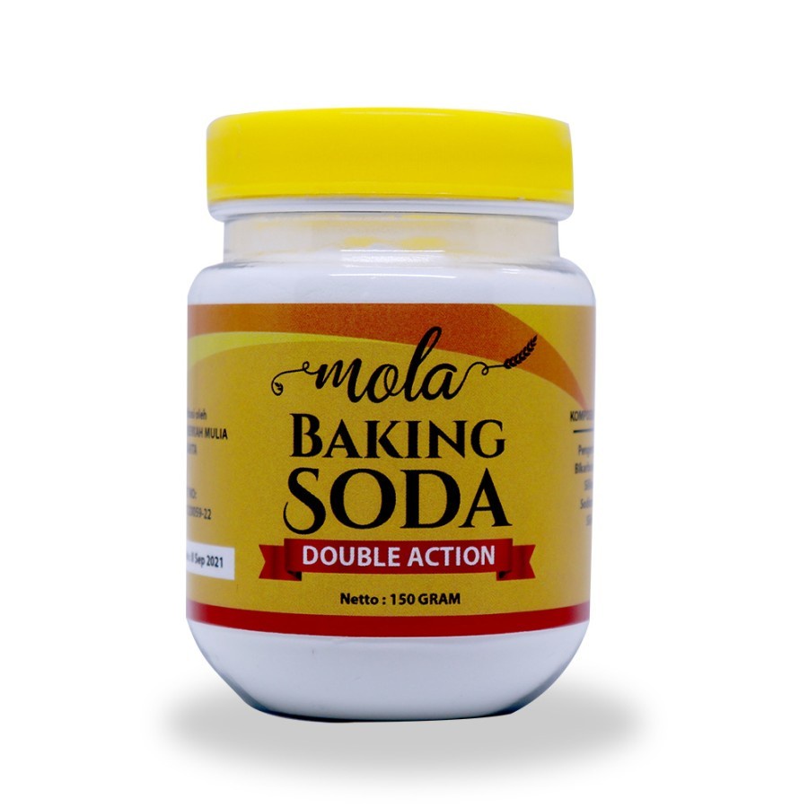 

Pengembang Kue Mola Double Acting Baking Powder / Soda Kue 150 gram