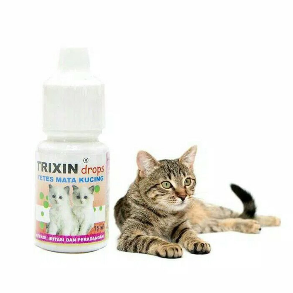 TRIXIN - Cat Obat Tetes Mata Kucing Obat Sakit Mata Kucing