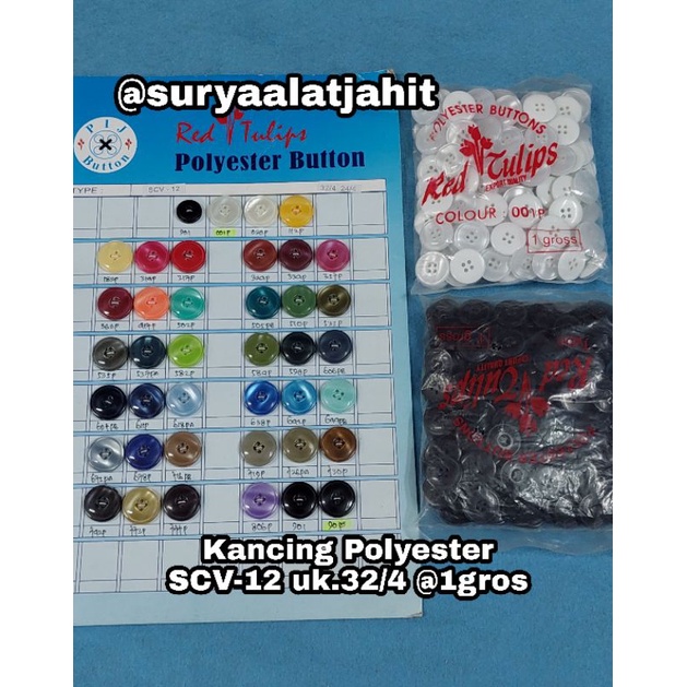 Kancing Italy uk.32/4 SCV-12 @1gros =rp.52.000/1gros