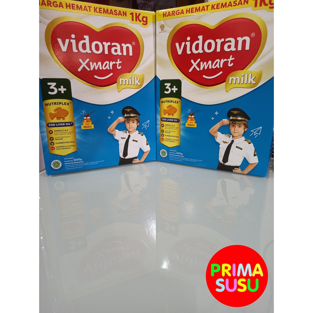 Vidoran Xmart 3+ 950 Gr, Madu, Vanila