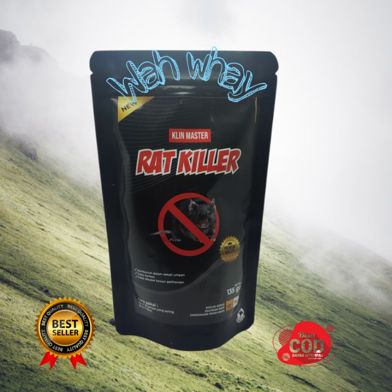 Klin Master Rat Killer Racun Tikus Ampuh Isi 135 gram