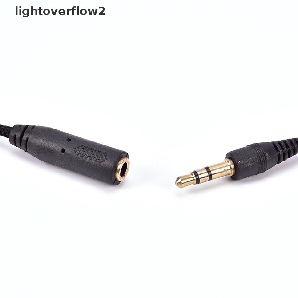 (Light2) Kabel Extension Headphone 3.5mm Super Low Noise Untuk Earphone