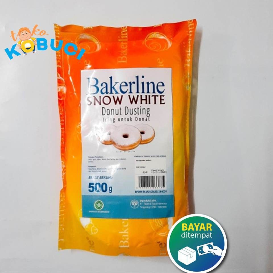 

[SUSE] Bakerline Donut Dusting / Gula Halus / Icing Sugar 500 gr gram Bisa Bayar Di Tempat / COD