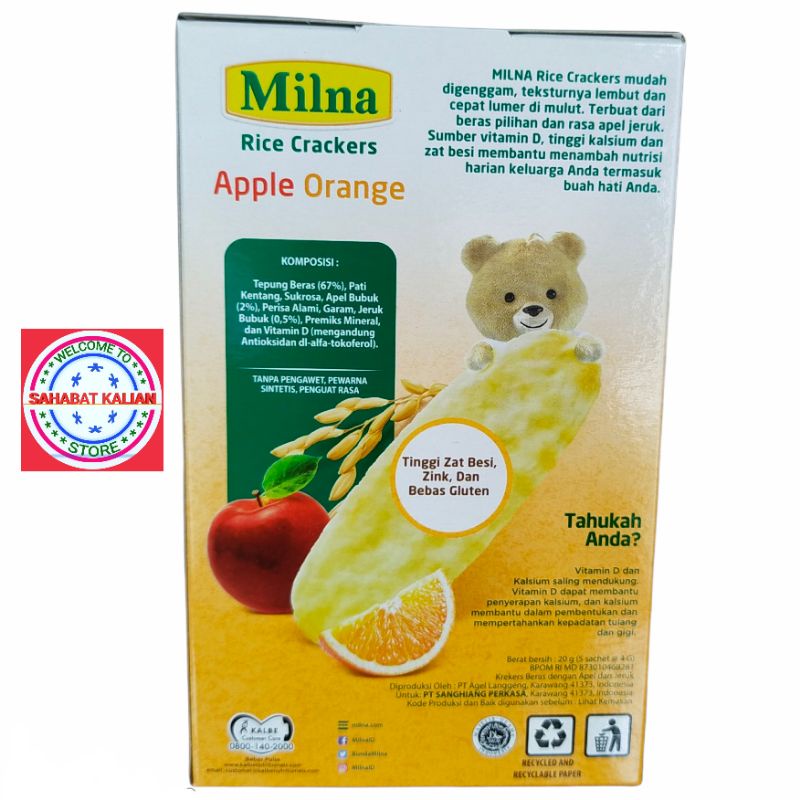 MILNA RICE CRACKERS 20 GRAM