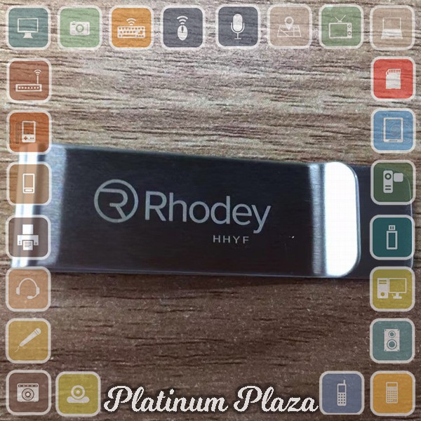 Rhodey Dompet Klip Uang Kertas Stainless Steel - HHYF - Silver`C8XV7L-