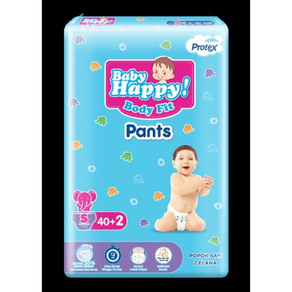 Baby happy pants &amp; Popok Sensi S 38+2 / M 34 / L 30 / XL 26 / XXL 24 / XL 20+2 / XXL 18+2 / M 20+2 / L 20+2