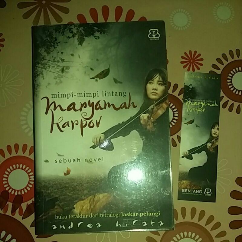 Buku Bekas Preloved Novel Maryamah Karpov Andrea Hirata