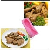 cetakan silikon puding coklat paha ayam drumstik