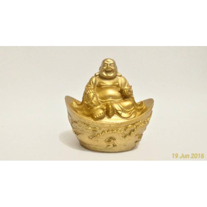 Ready Oke] Patung Budha Tertawa Gold