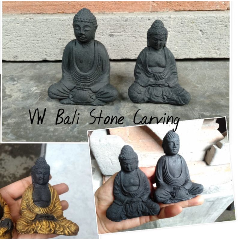 Patung Budha Mini ukuran 9/11cm, miniatur bonsai, aquascape