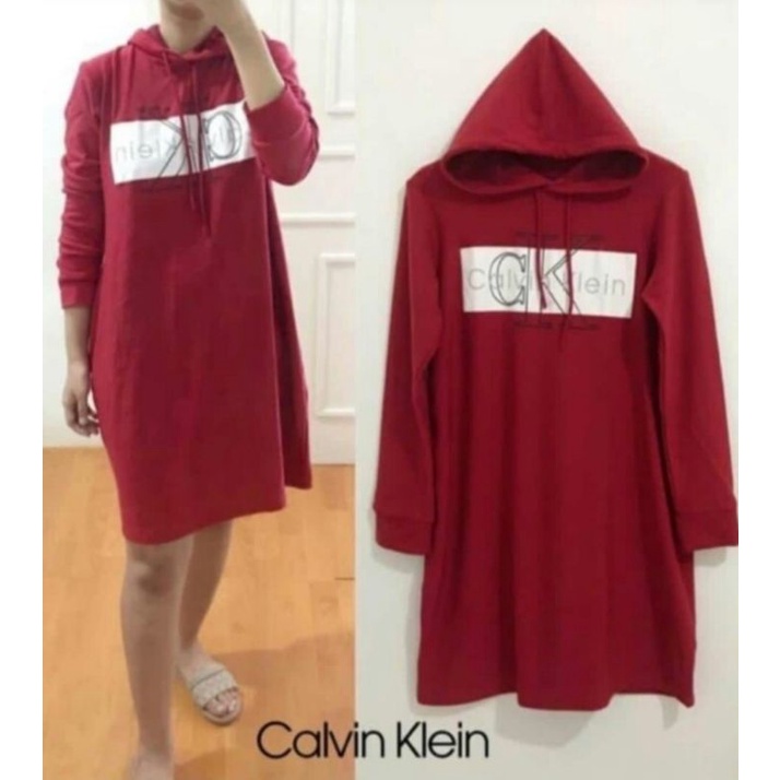 Calvin klein hoodie midi dress original