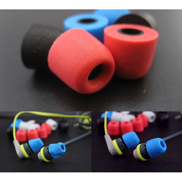 Earphone Memory Foam Tips With Nozzle Replacement IEM Eartips Sponge