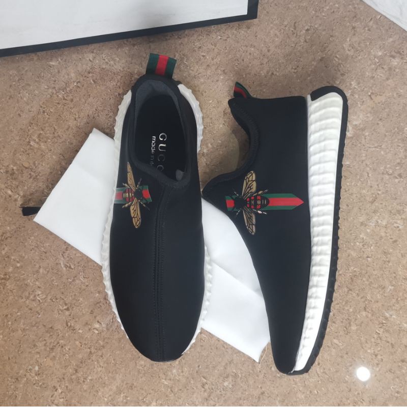 gucci sneaker slip on mirror quality shoes sepatu pria