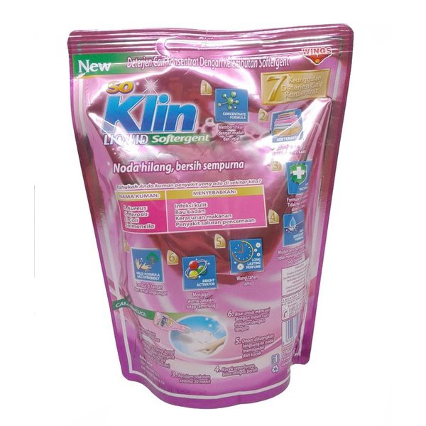 So Klin Liquid Softergent Pouch 400ml (2pcs)