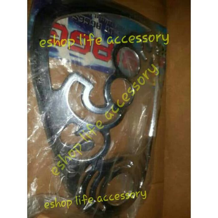JUAL Stoplamp garnish Aksesoris Honda scoopy karbu chrom cover lampu