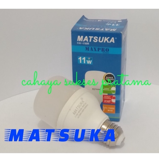 Lampu LED Matsuka Maxpro Series 6/11/15/20/30/40W Cahaya Super Terang