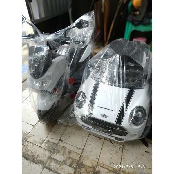 Mobil aki Anak PMB M7188 Mini Cooper with Remote control-5
