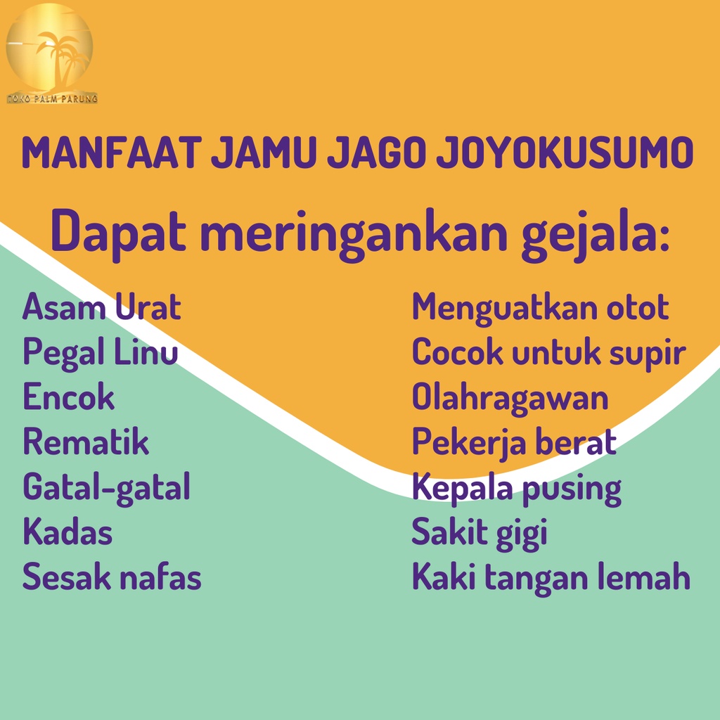 Jamu Jago Joyokusumo 150ml 10 Botol Obat Pegal Linu Dan Asam Urat Mujarab Produk Asli Herbal Alami