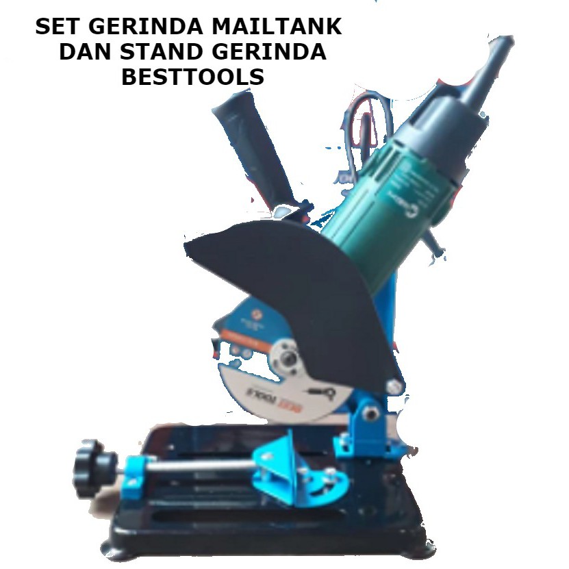 SET HEMAT GERINDA TANGAN MAILTANK SH-05 DAN STAND GERINDA BESTTOOLS