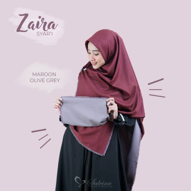 ZAIRA SYARI HIJAB SEGI EMPAT