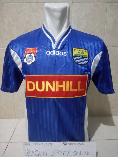 Jersey Persib Liga Dunhill 1994 Home Biru Retro Grade Ori