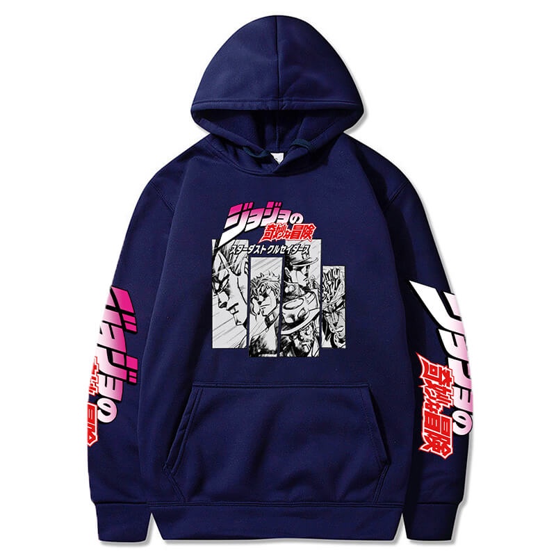 Hoodie Comis Jojo Adventure Anime Manga Unisex