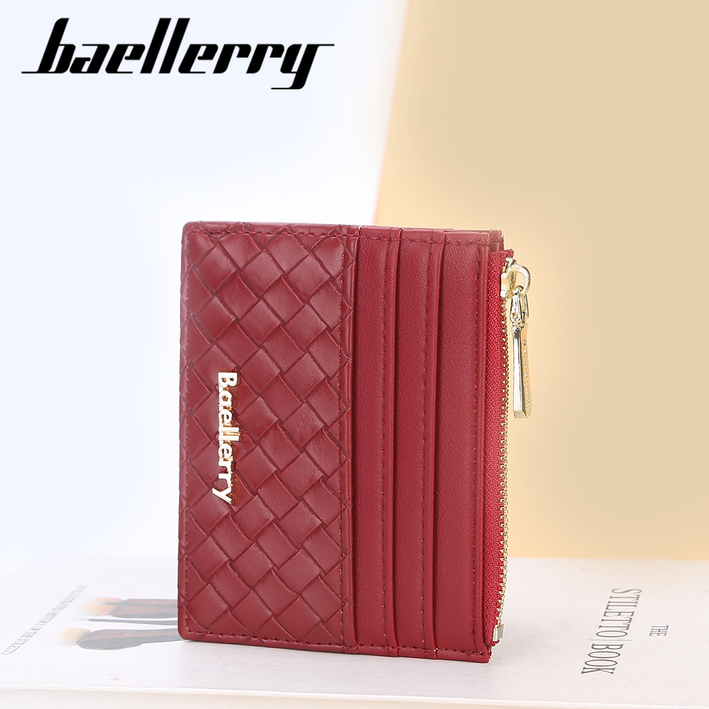 BAELLERRY NR091 Dompet Kartu Wanita Bahan Kulit PU Leather Premium WATCHKITE WKOS