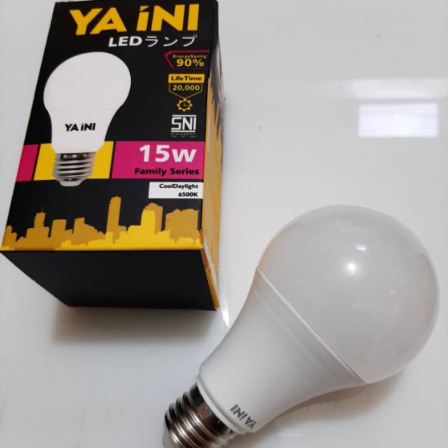 Lampu LED YAINI Hemat Energi Bergaransi 15 Watt