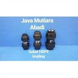 Socket kopling HDPE 1/2''socket selang ke selang PE hitam selang PDAM