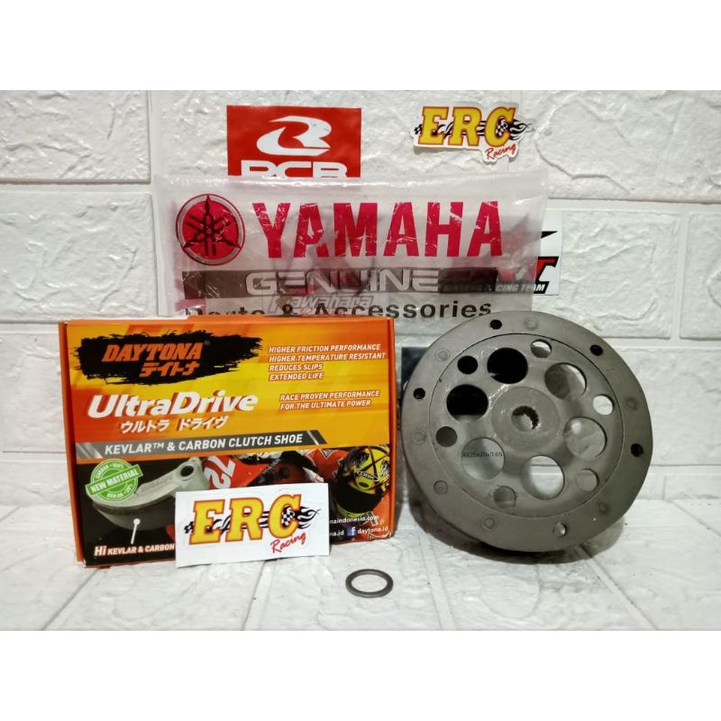 PAKET UPGRADE CVT MIO/ SOUL GT/ FINO ORIGINAL YAMAHA MANGKOK + KAMPAS GANDA