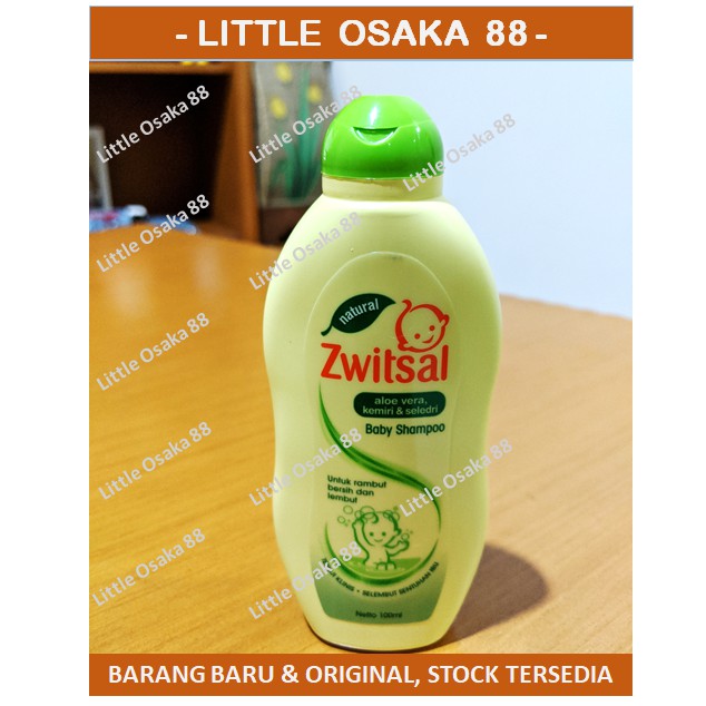 Zwitsal Baby Shampoo Aloe Vera, Kemiri &amp; Seledri 100ml