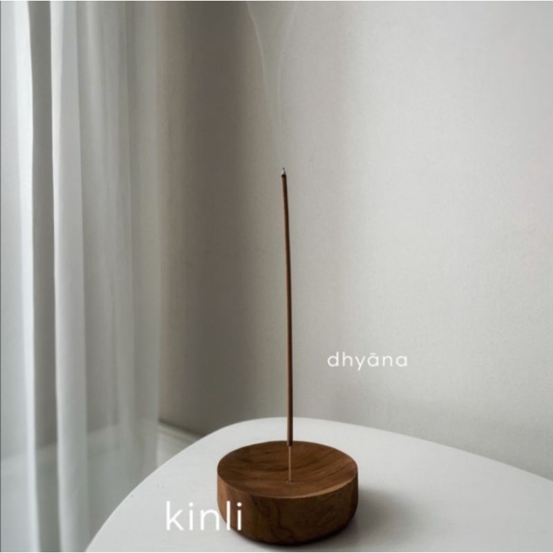 dhyana wooden dupa holder incense stick holder tempat dupa kayu jati