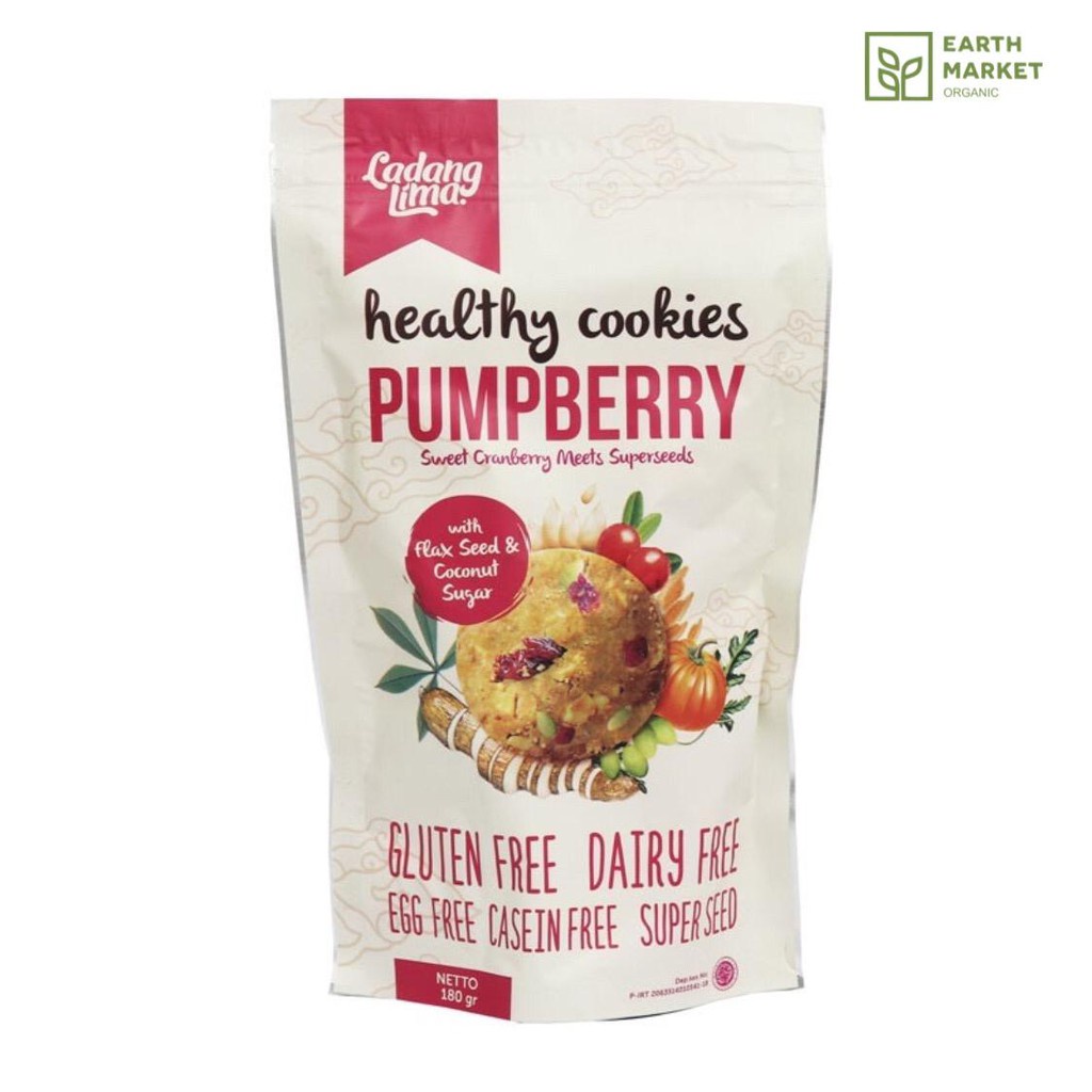 

Pumpberry cookies energy booster ladang lima gluten free