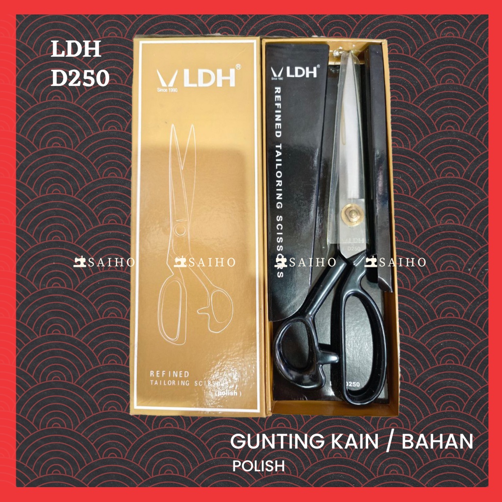 [LDH] Gunting Kain / Bahan / Fabric - Black Antirust