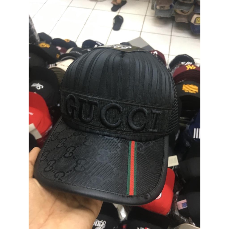 Topi Baseball Distro Gucci Jaring Pria dan Wanita