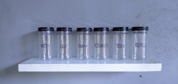 Toples Plastik Pet Tinggi Bulat 200 Ml