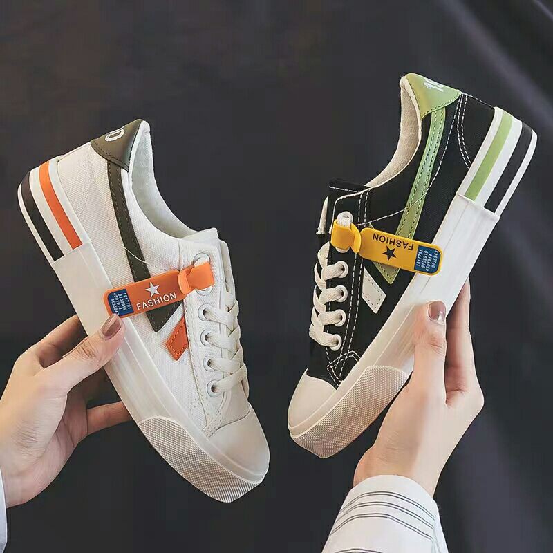 AB4820 SEPATU WANITA KANVAS SNEAKERS IMPORT TERBARU TOP FASHION