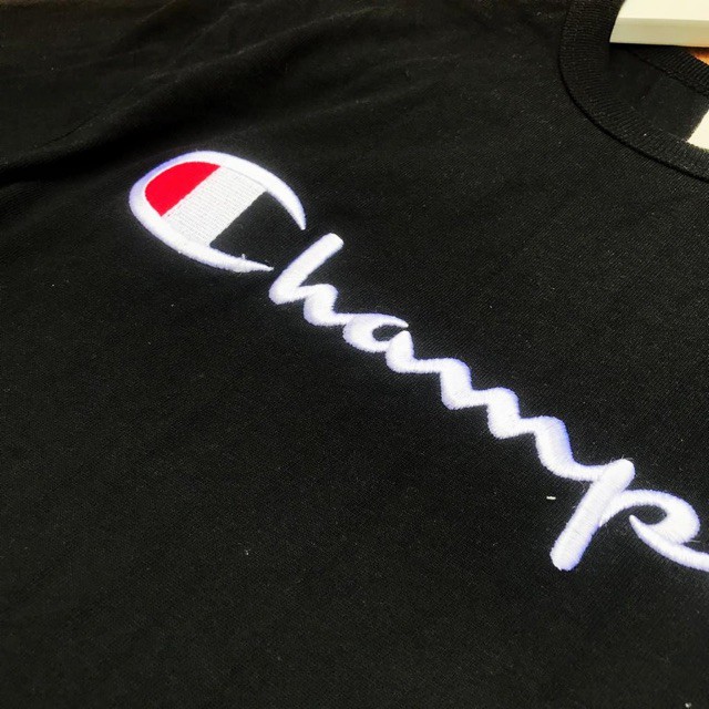 Kaos Tshirt Champion motif bordir