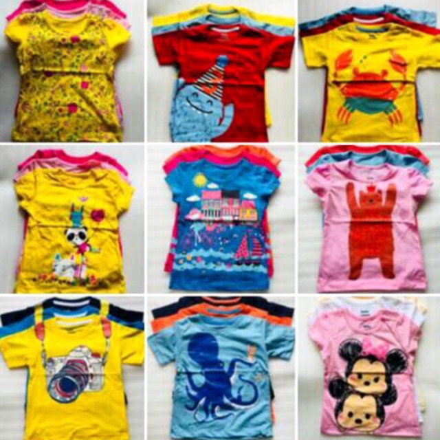 Ecer dan grosir Kaos anak baby victory untuk anak laki dan perempuan 1 - 5 tahun nablfashion