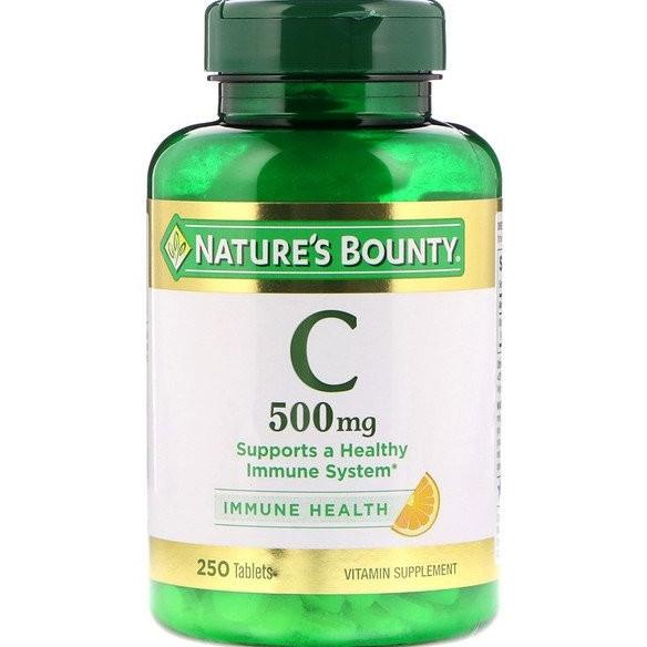 Natures Bounty Vitamin C 500mg 1000mg - Nature Bounty Vit C - ASLI USA