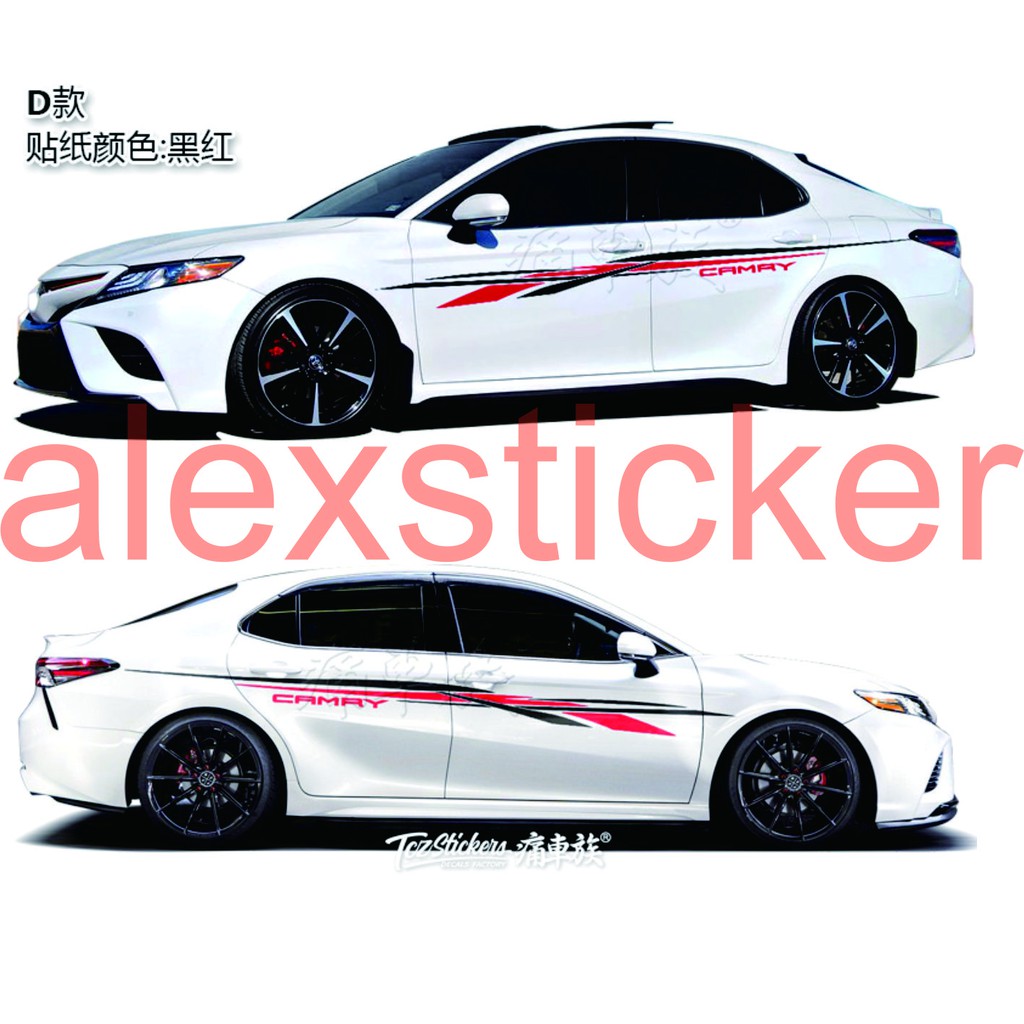 Jual STICKER MOBIL STIKER LIST MOBIL TOYOTA CAMRY VIOS CIVIC Indonesia Shopee Indonesia