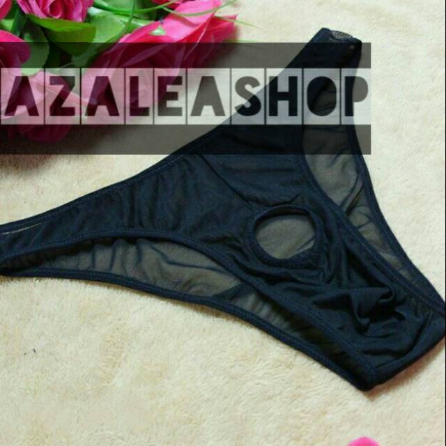 CD boxer pria sexy bolong tengah