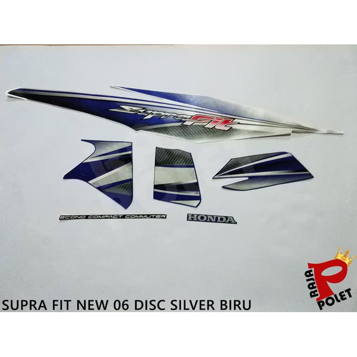 List body polet striping sticker motor SUPRA FIT NEW DISC 2006