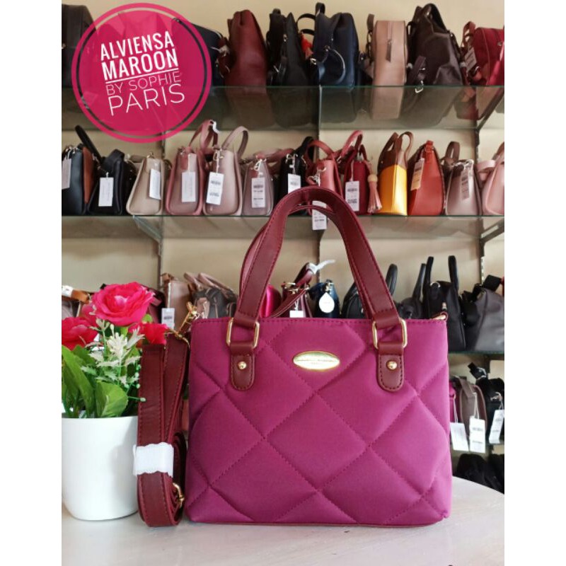 Tas Alviensa Maroon Sophie Paris