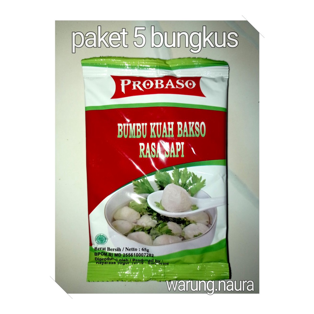 

Probaso bumbu kuah bakso paket 5 bungkus