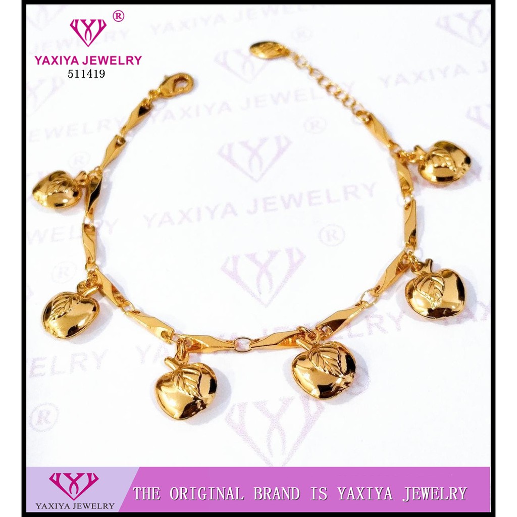 

Gelang jurai Motif Perhiasan imitasi 18k Yaxiya 511419