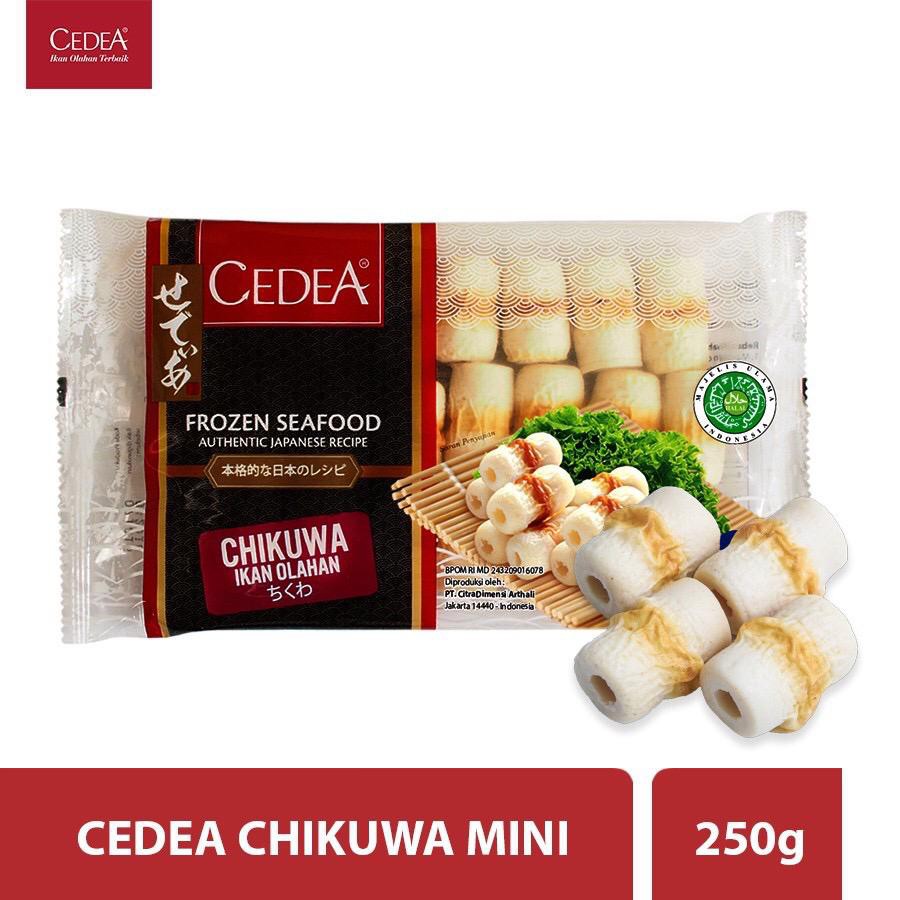 

Cedea Chikuwa 250 gram/baso ikan/bakso ikan/frozen/CEDEA